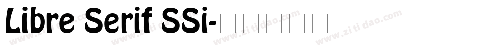 Libre Serif SSi字体转换